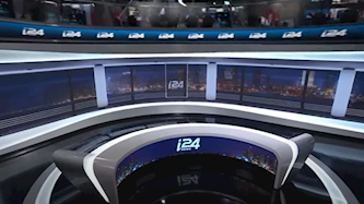 אולפן i24news, צילום: מסך מתוך יוטיוב